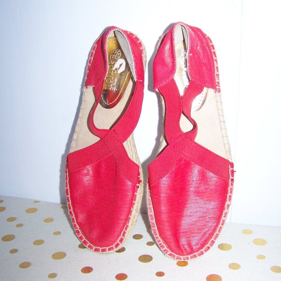 Kenneth Cole Reaction Metallic Espadrilles Sandals Sz 7 - Picture 6 of 6